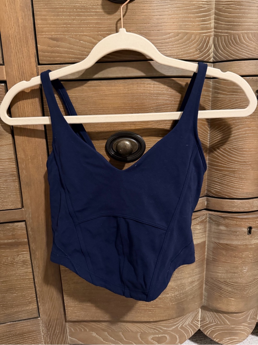 lululemon True Navy Align Corset Tank, Size 4
